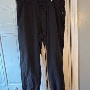 GAIAM Women’s Dark Grey Drawstring Jogger Sweatpants